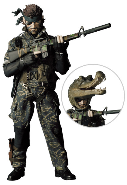 Naked Snake (Snake Camouflage), Metal Gear Solid 3: Snake Eater, Medicom Toy, Action/Dolls, 1/6, 4530956102283