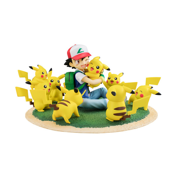 Pikachu, Satoshi (Pikachu ga Ippai), Pocket Monsters, MegaHouse, Pre-Painted, 4535123825859