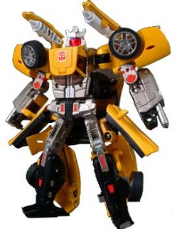 Tracks (Yellow), Transformers, Takara, Action/Dolls