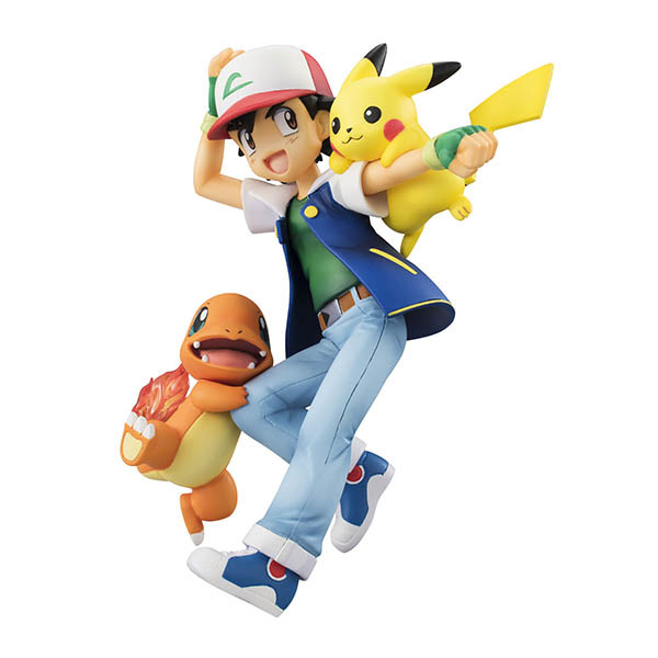 Hitokage, Pikachu, Satoshi, Pocket Monsters, MegaHouse, Pre-Painted, 4535123820120