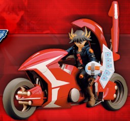 Fudou Yuusei (Special D-Wheel Duel Riding Machine-type Yuusei-go), Yu-Gi-Oh! 5D's, Konami, Action/Dolls, 1/12