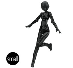 Naked Black (MMS 3rd Small), Busou Shinki, Konami, Action/Dolls, 1/1