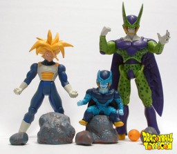 Perfect Cell (Series 1 - Good vs. Evil Super Saiyan Trunks vs Perfect Cell), Dragon Ball Z, Jakks Pacific, Action/Dolls