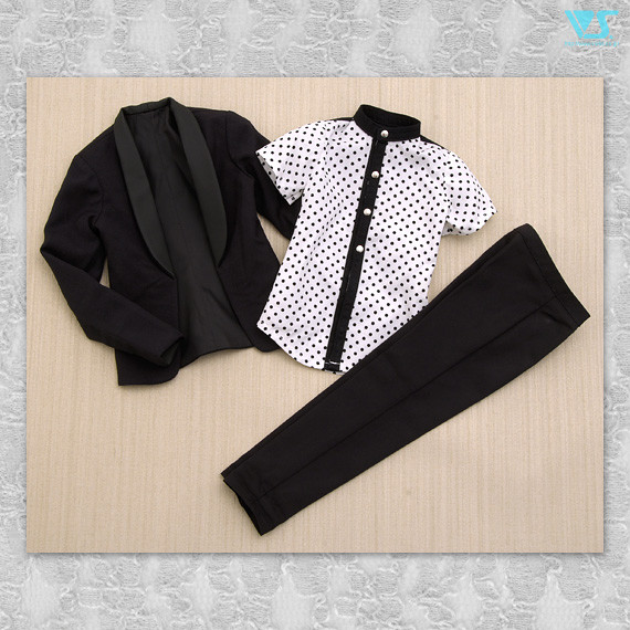 Black Dot Shirt & Jacket Set, Volks, Accessories, 4518992420158