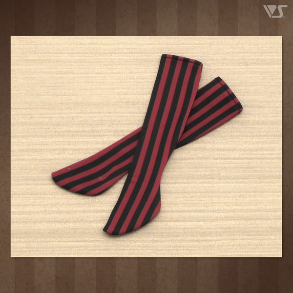 SDM~SD Stripe-gara Socks (Aka x Kuro), Volks, Accessories, 4518992436395