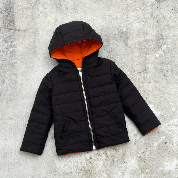 Down Jacket (Black x Orange), Volks, Accessories, 4518992432946