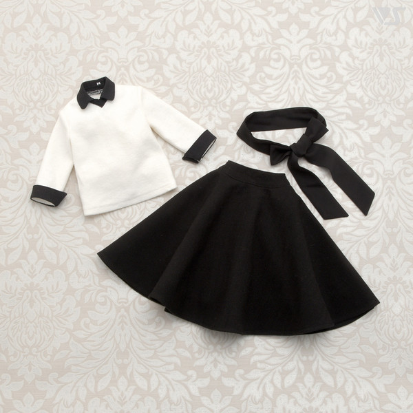 Monotone Flared Skirt Coord, Volks, Accessories, 4518992432960