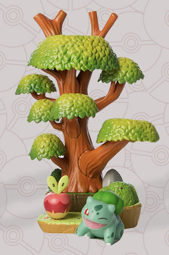 Diorama, Jazwares x Pok&eacute;mon, Pok&eacute;mon Select, Pok&eacute;mon Select Environment and Figure Display Pack [99031] (Summer Forest), Pocket Monsters, Jazwares, Accessories