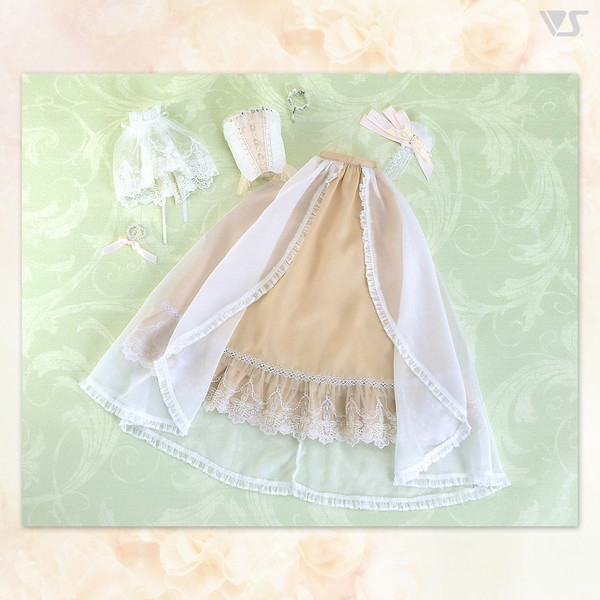 Innocent White Train Dress, Volks, Accessories, 4518992438016