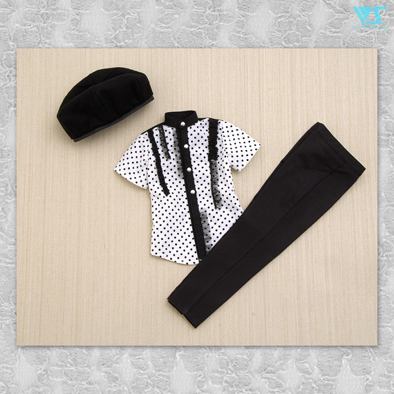 Black Dot Shirt & Beret-bou Set, Volks, Accessories, 4518992420134