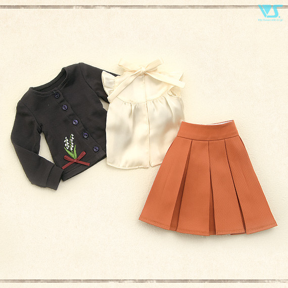 Suzuran Bouquet Cardigan & Pleated Skirt Set (Mini), Volks, Accessories, 4518992420172