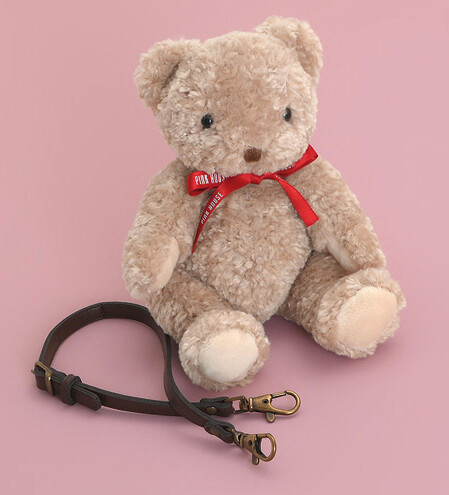 Teddy Bear Shoulder Bag (Red Ribbon), PINK HOUSE, Volks, Accessories
