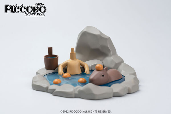 Diorama Head Stand, Piccodo [4589565814254] (Onsen, Suntanned), Genesis, Accessories, 4589565814254