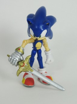 Sonic the Hedgehog (3-Inch - Black Knight), Sonic To Ankoku No Kishi, Jazwares, Action/Dolls