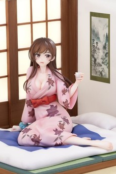 Mizuhara Chizuru (Yukata), Kanojo, Okarishimasu, BeBOX, Pre-Painted, 1/7, 4580768430012