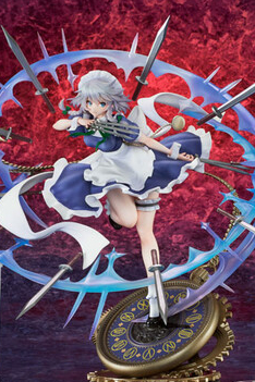 Izayoi Sakuya, Touhou Project, Emontoys, Pre-Painted, 1/7, 4589619490731