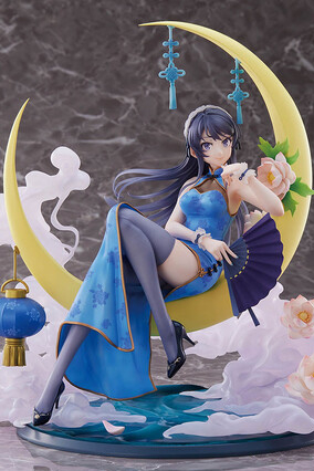 Sakurajima Mai (China Dress), Seishun Buta Yarou Wa Bunny Girl Senpai No Yume Wo Minai, Spiritale, Wing, Pre-Painted, 1/7
