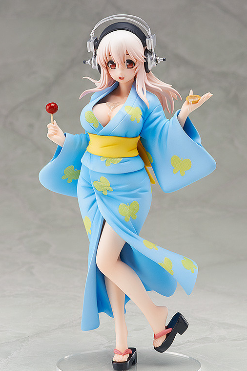 Sonico (Yukata), Daiichi Uchuu Sokudo, FREEing, Good Smile Company, Pre-Painted, 1/8, 4571245294906