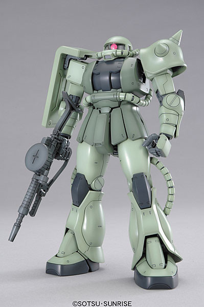 MS-06J Zaku II Ground Type, Kidou Senshi Gundam, Bandai, Model Kit, 1/100