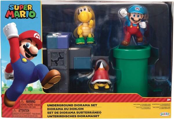 Underground Diorama Set, Super Mario Brothers, Jakks Pacific, Accessories