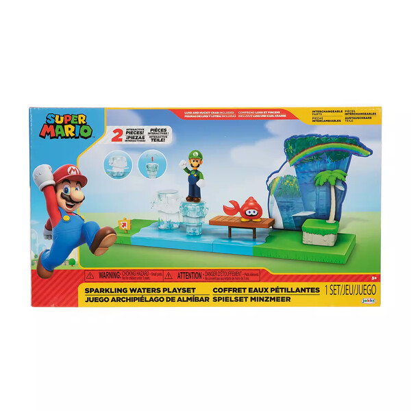 Sparkling Waters Playset, Super Mario Brothers, Jakks Pacific, Accessories