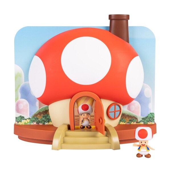 Deluxe Toad House Playset, Super Mario Brothers, Jakks Pacific, Accessories