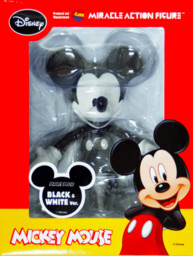 Mickey Mouse (Black & White), Disney, Medicom Toy, Action/Dolls