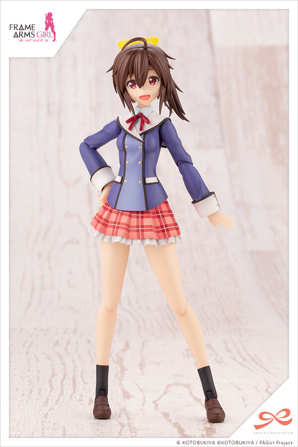 Gennai Ao (Wakaba Girl's High School Winter Clothes), Frame Arms Girl, Kotobukiya, Model Kit, 1/10, 4934054025701