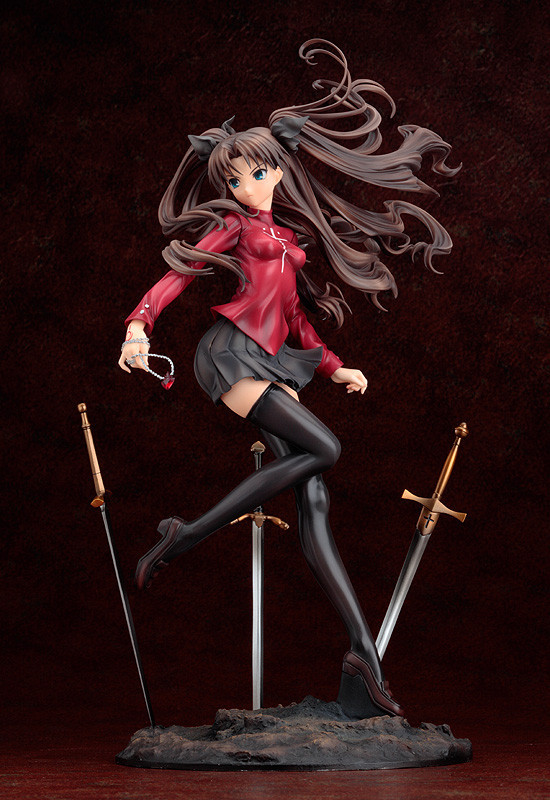 Tohsaka Rin, Gekijouban Fate/Stay Night Unlimited Blade Works, Good Smile Company, Pre-Painted, 1/7, 4582191965512
